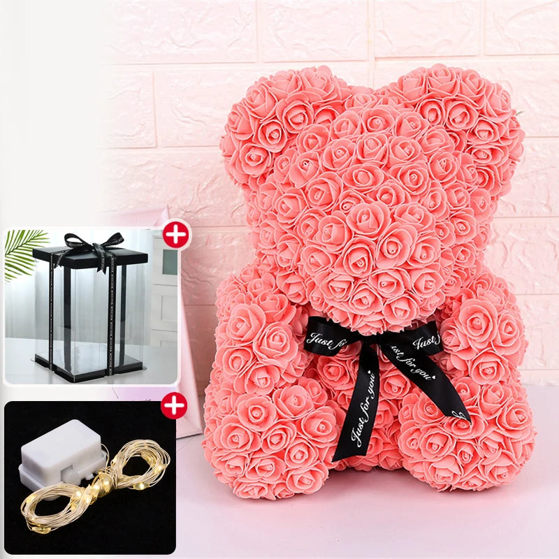 LUX Rose Teddy Bear