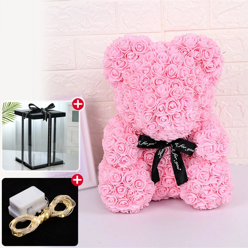 LUX Rose Teddy Bear